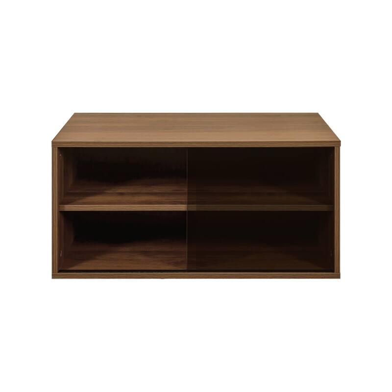 Stack Design Stackable Mounted Storage Cabinet with 2 Glass Sliding Doors