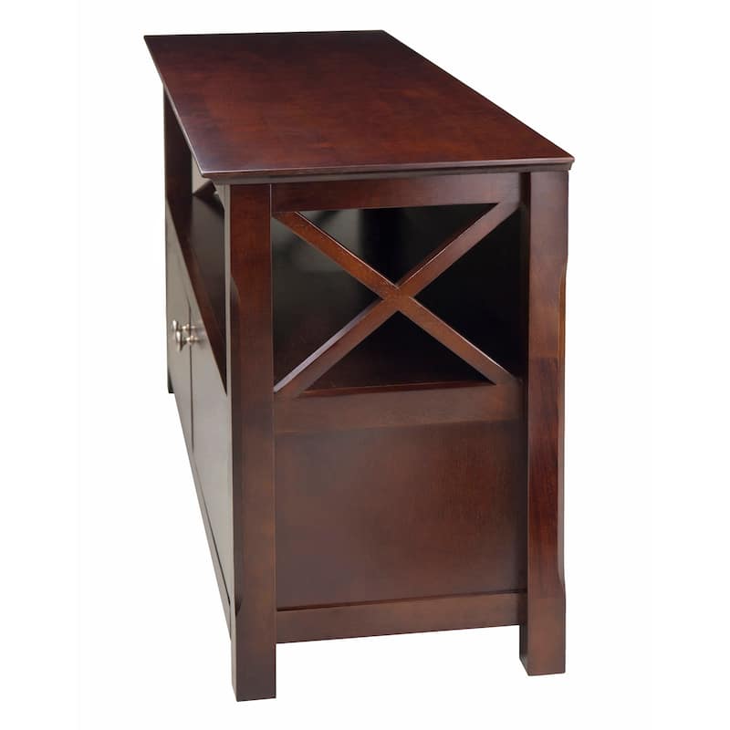 Xola TV Stand, Cappuccino - 44.02 x 15.94 x 24.02 inches