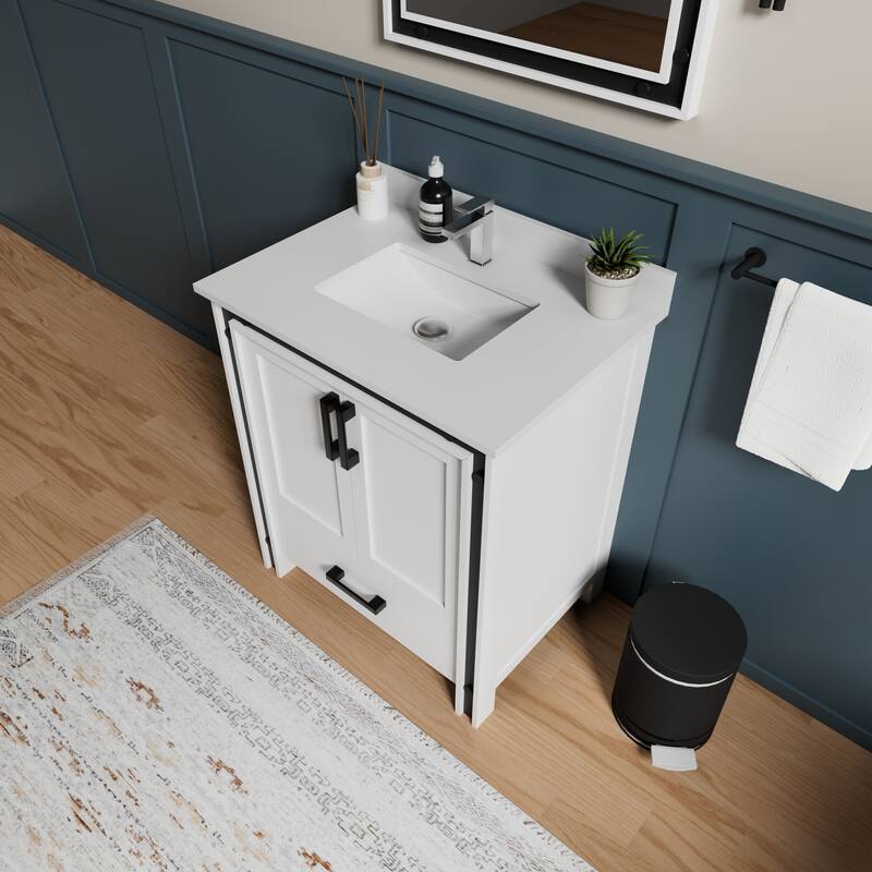 Ziva Bath Vanity No Top and Mirror