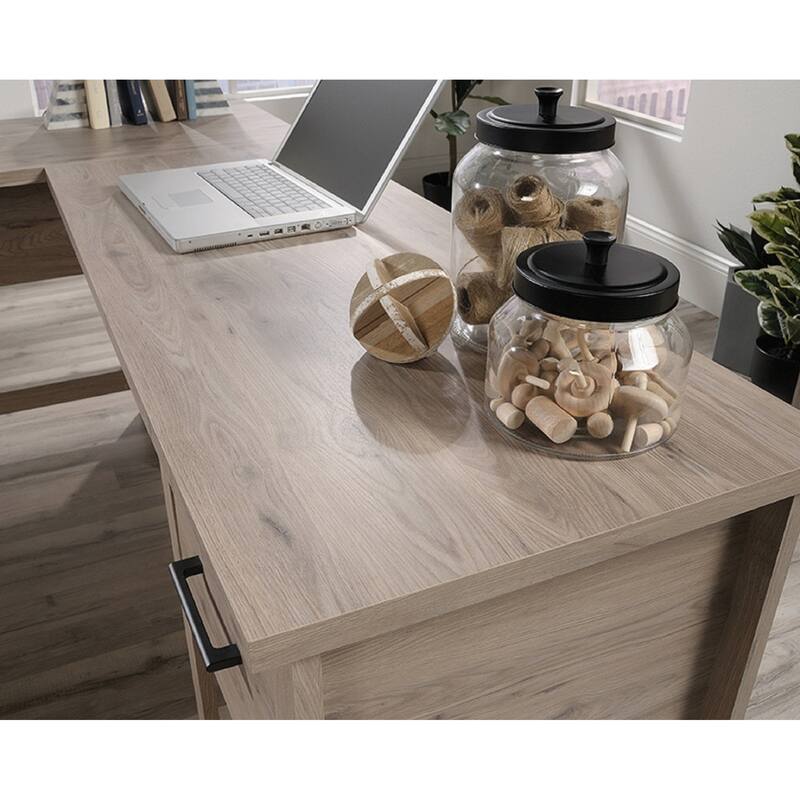 Sauder Summit Station Collection L-Shaped Office Executive Desk