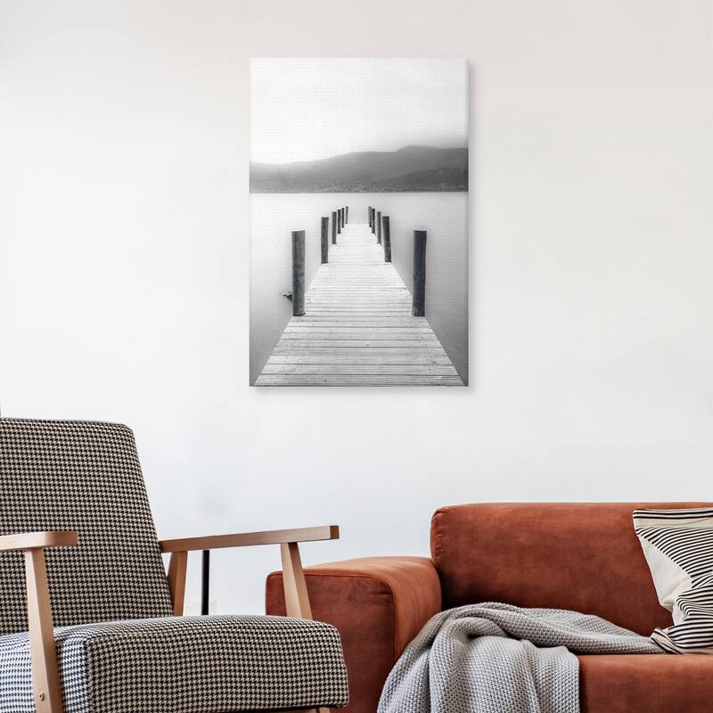 Ethereal Walkway Perspective by Alan Copson Canvas Art Print by Alan Copson Canvas Art Print