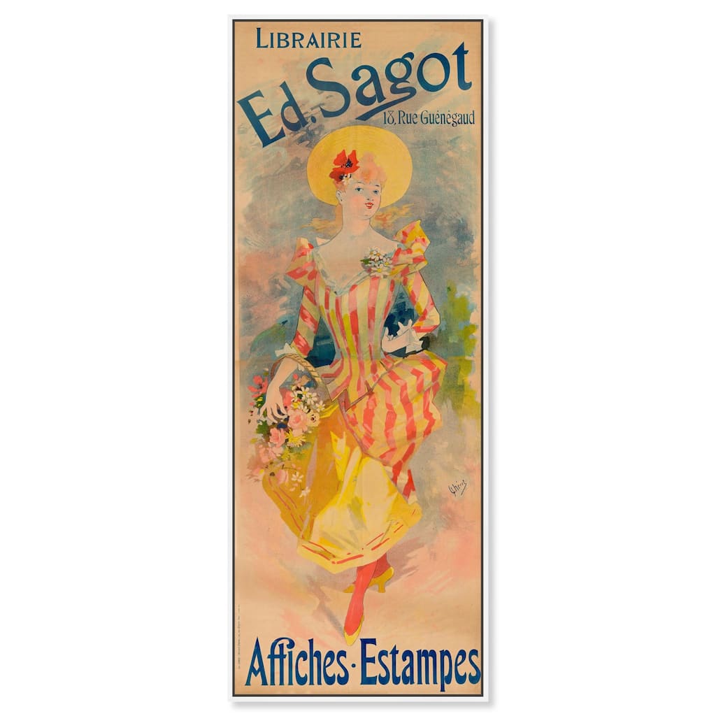 Bookstore Ed Sagot Panoramic Canvas by Art Remedy