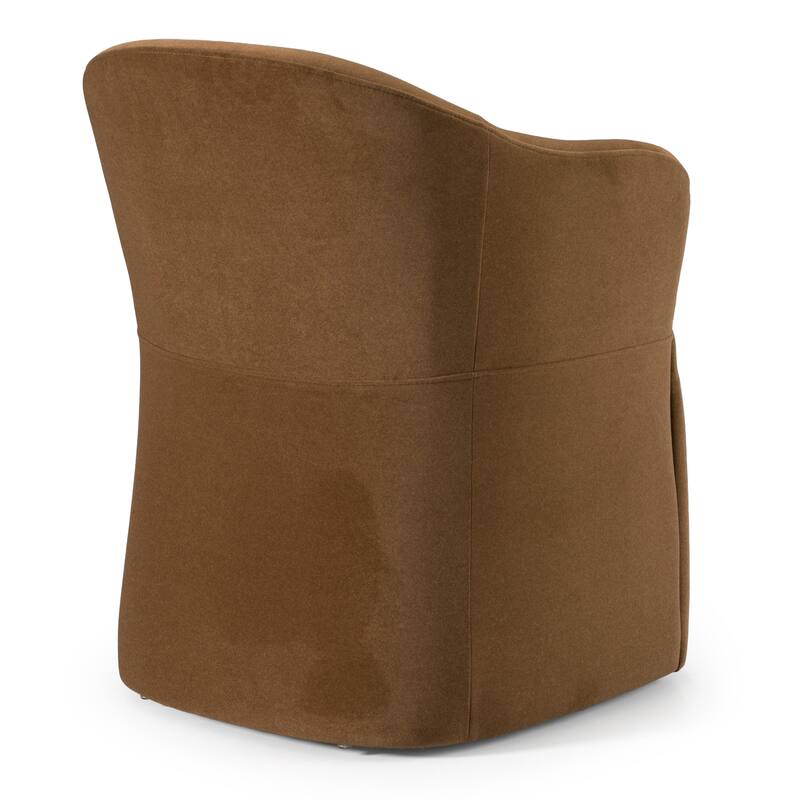 Modrest Timothy Modern Brown Fabric Dining Chair