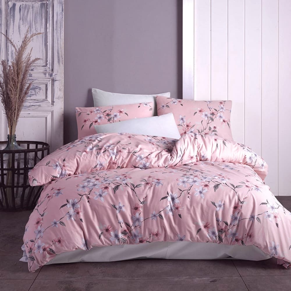 Bahar Cherry Blossom Cotton Duvet Set of 3