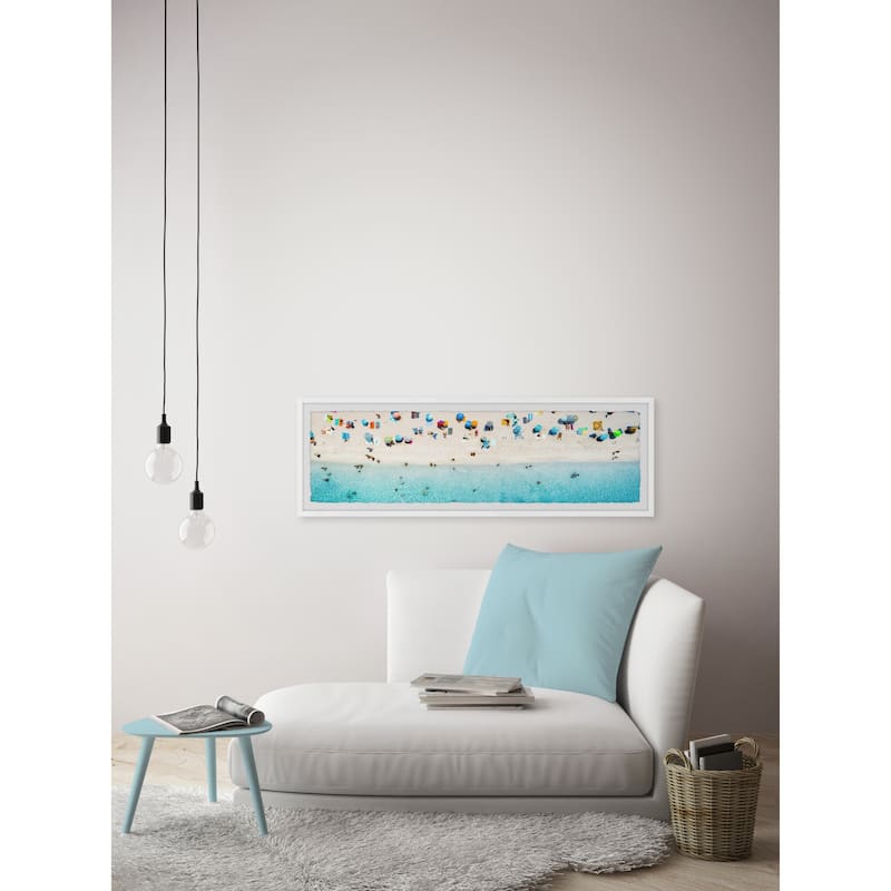 'Summer Beach Day' Framed Painting Print
