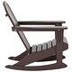 preview thumbnail 55 of 85, POLYTRENDS Laguna Adirondack Eco-Friendly Poly All-weather Outdoor Rocking Chair