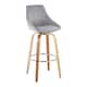 Option Grey Corduroy/Zebra Wood/Chrome