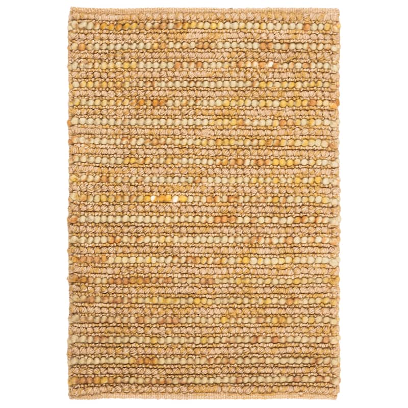 SAFAVIEH Handmade Bohemian Ramona Jute & Wool Area Rug - 2' x 3' - Gold/Multi