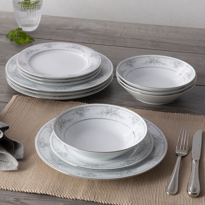 Noritake Sweet Leilani 12-Piece Dinnerware Set, Service For 4