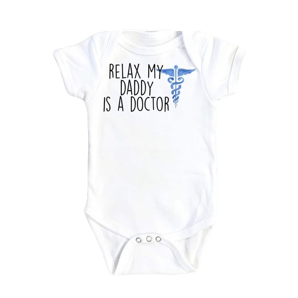 Relax Doctors Blue - Baby Boy Girl Clothes Infant Bodysuit Funny Cute Newborn