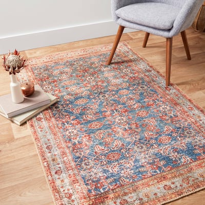Alexander Home Dhanya Bohemian Vintage Border Printed Rug