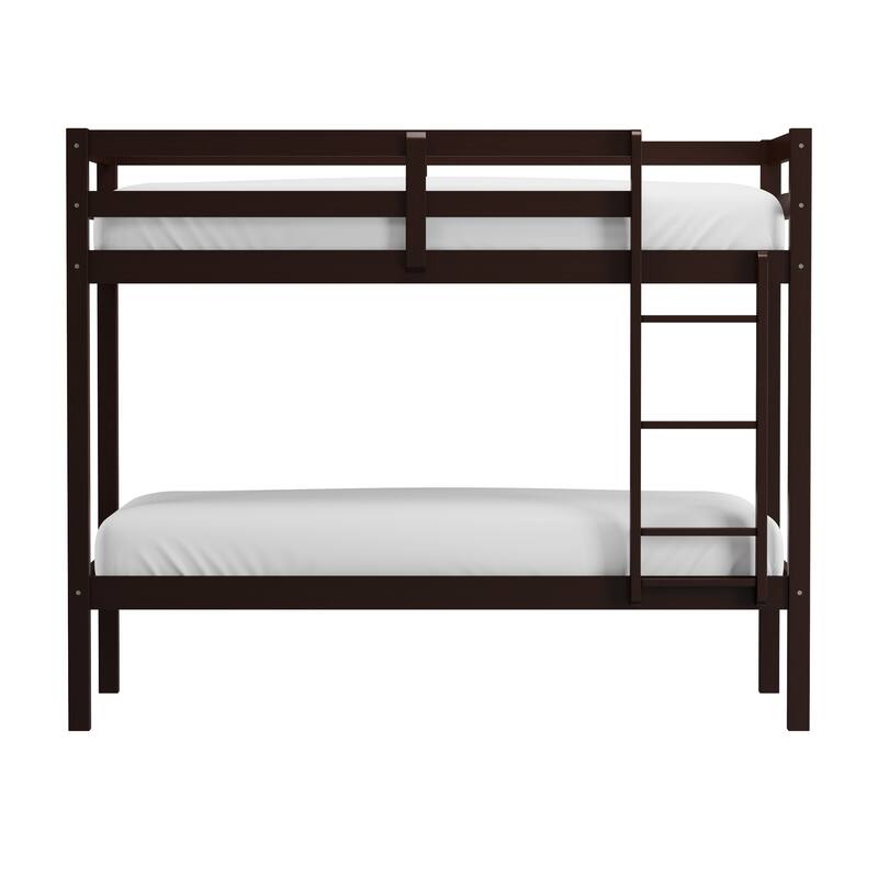 Hillsdale Caspian Wood Twin Over Twin Bunk Bed