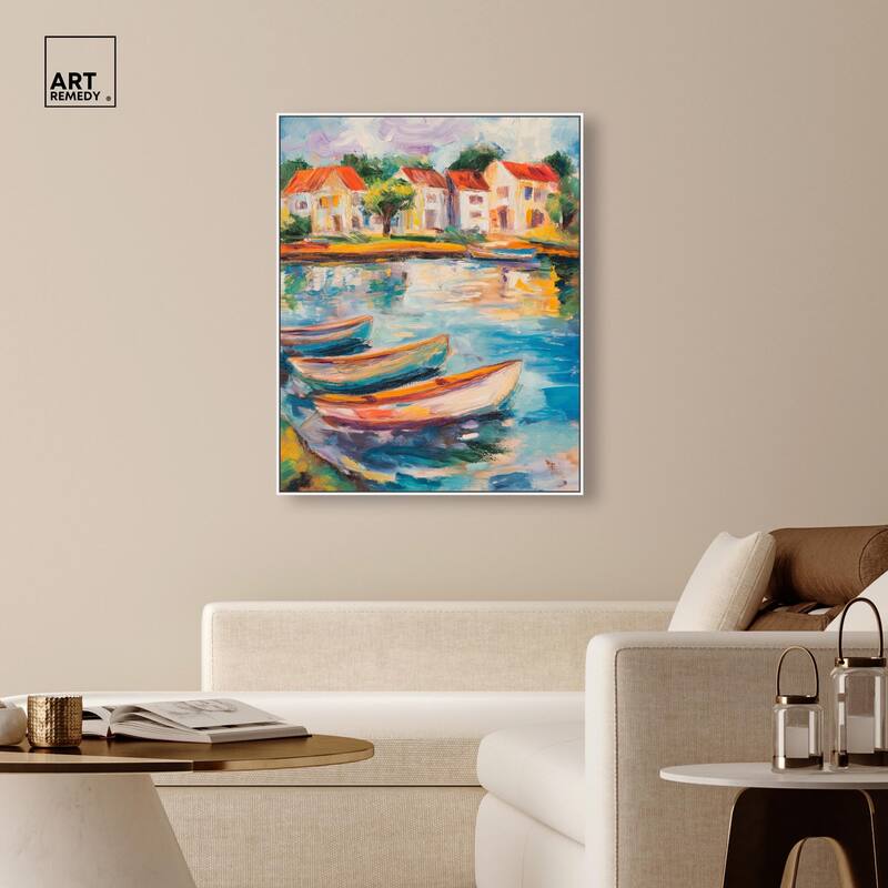 Bayside Calm II Canvas by Art Remedy