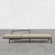 preview thumbnail 24 of 62, Benton Modern Aluminum Lounge Outdoor Double Chaise with Cushion - N/A