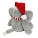 preview thumbnail 4 of 2, Lambs & Ivy Jett Elephant Holiday/Christmas Plush Stuffed Animal Toy
