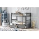 preview thumbnail 4 of 43, Twin over Twin Bunk Bed with 2 Drawers & Convertible Design
