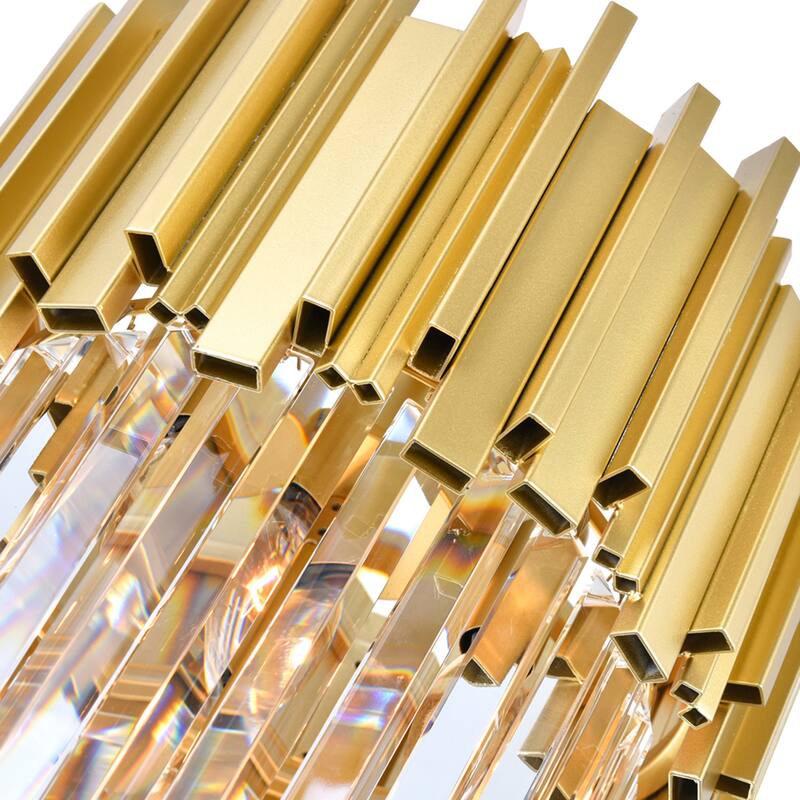 Deco 4 Light 12in Medallion Gold Down Mini Chandelier - Medallion Gold