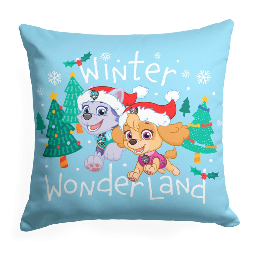 Nickelodeon Paw Patrol Winter Wonderland 18 Inch Throw Pillow