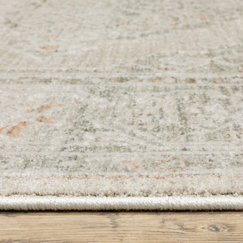 Kellan Global Medallion Beige/ Multi Area Rug