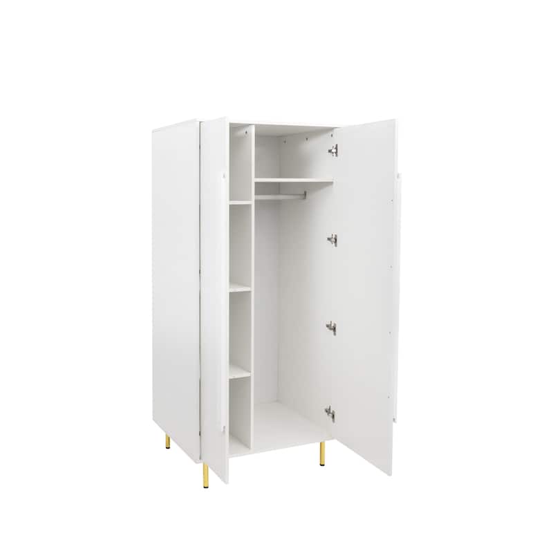 Armoire with 2 Doors with Handle for bedroom