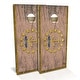 preview thumbnail 1 of 7, Rhode Island Flag Outdoor Cornhole Board Set Backyard 2x4 - NO Accessories