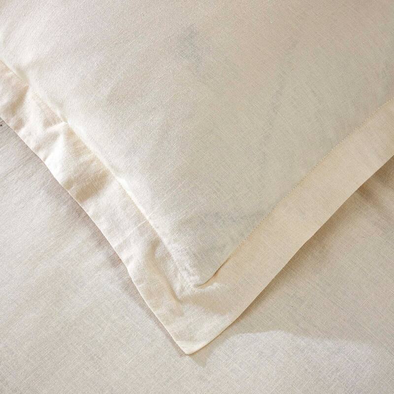 Superior Cotton Linen Garment Washed 3 Piece Duvet Cover Set