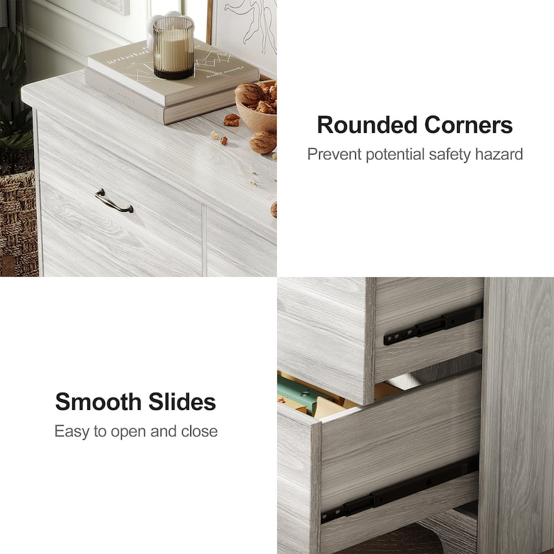6-Drawer Dresser Double Dresser With Ultra Fast Assembly 31.5 in. × 47.16 in. × 15.74 in.