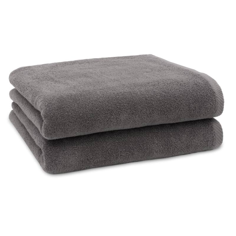 Authentic Hotel and Spa 100% Turkish Cotton Ediree Bath Towels - Set of 2