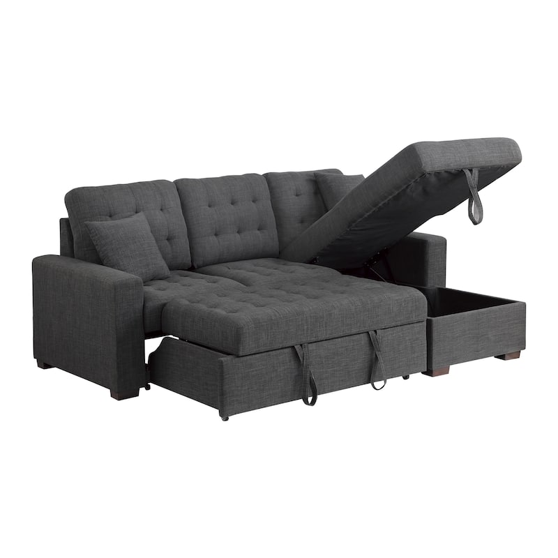 Miles 2-Piece Sectional Sofa Sleeper with Right Chaise
