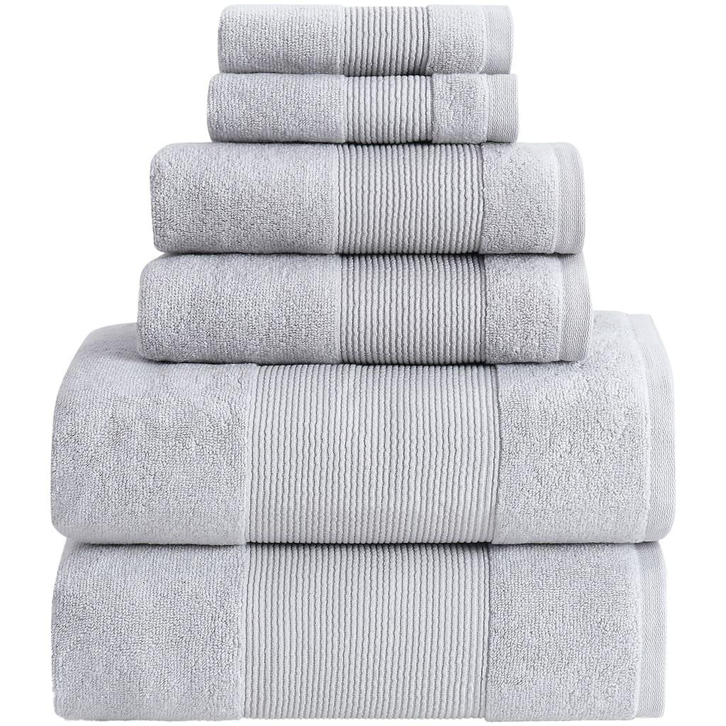 Modern Threads Air Cloud 6-Piece Bath Towel Set