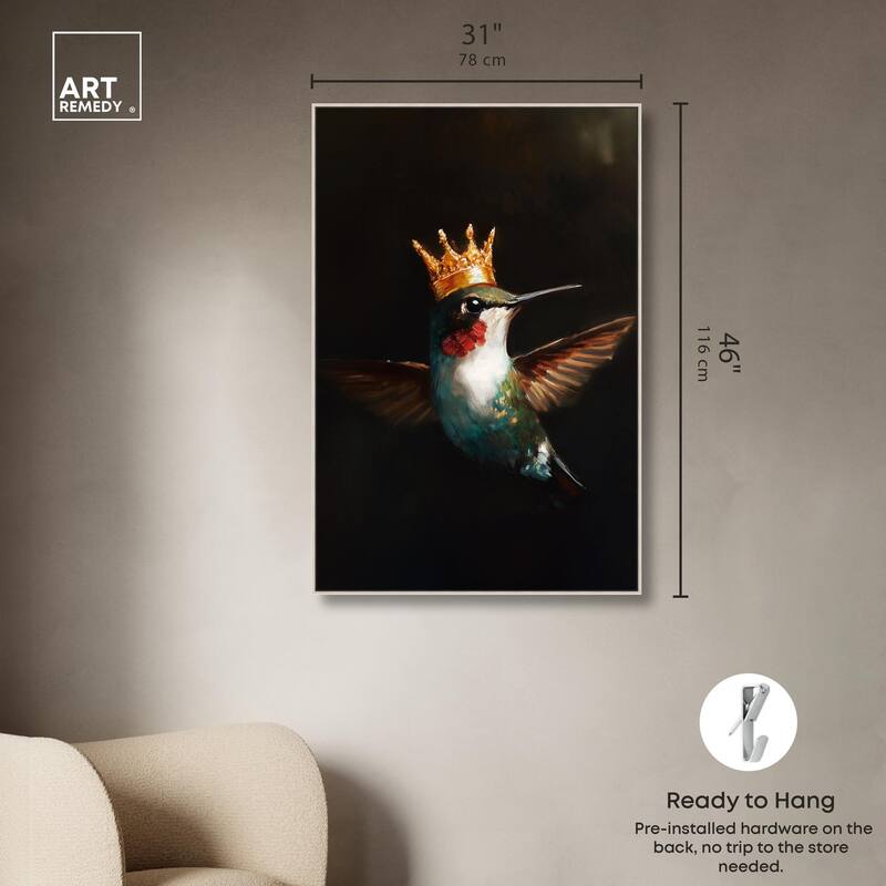 Royal Bird I Canvas by Art Remedy