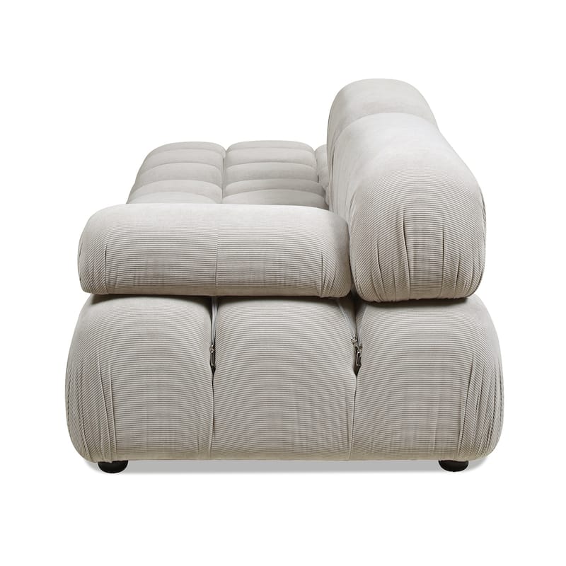 Marcel 109.5" Bubble Modular Modern Chaise Sofa