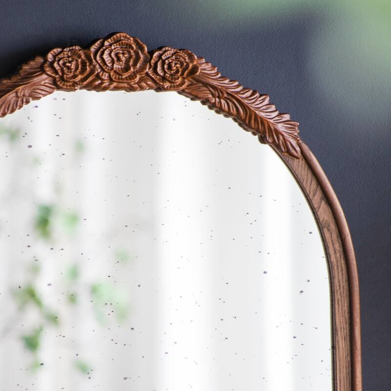 Mid-Century Style Living Room Oval Mirror