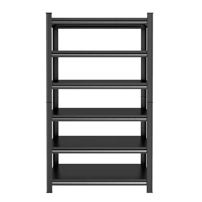 Garage Shelving Units 2400LBS Heavy Duty Storage Shelves Adjustable Metal Shelf 6 Tier Garage Storage Rack for Kitchen