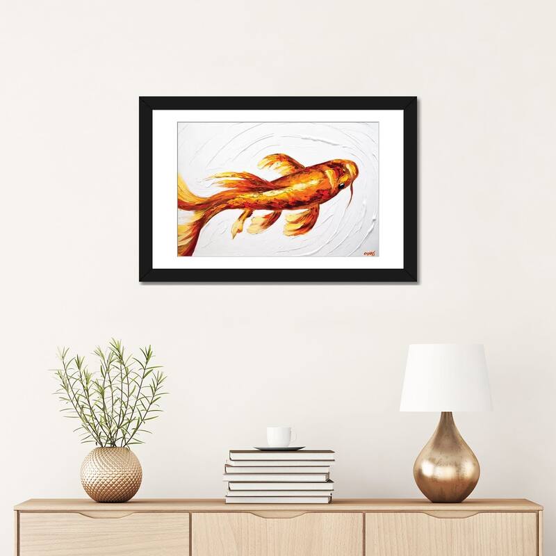 iCanvas "Orange Koi Fish" by Osnat Tzadok
