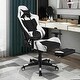 preview thumbnail 16 of 56, Costway Massage Gaming Chair Reclining Racing Office Computer Chair