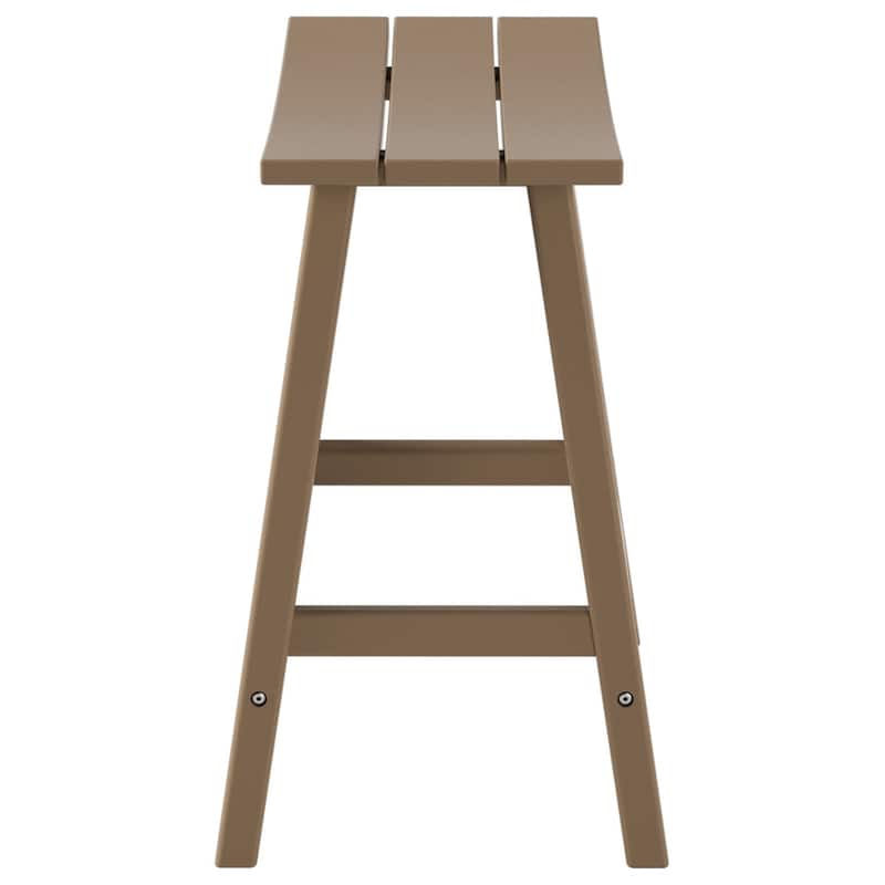 Polytrends Laguna Hdpe All Weather Outdoor Patio 24" Saddle Seat Counter Stool (Set Of 2)