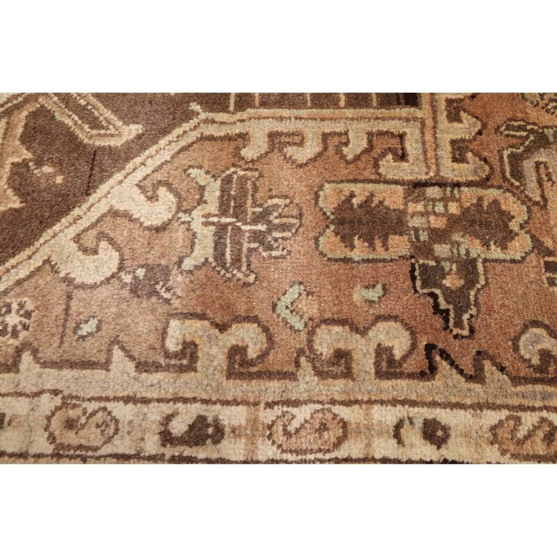 ECARPETGALLERY Hand-knotted Sarabi Brown Wool Rug - 7'5 x 10'10