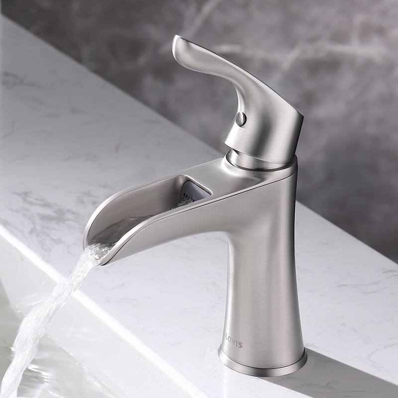Waterfall Single Handle Single Hole Bathroom Faucet
