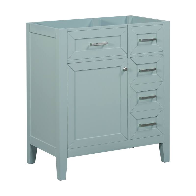 30" Bathroom Vanity with Solid Frame and MDF Board