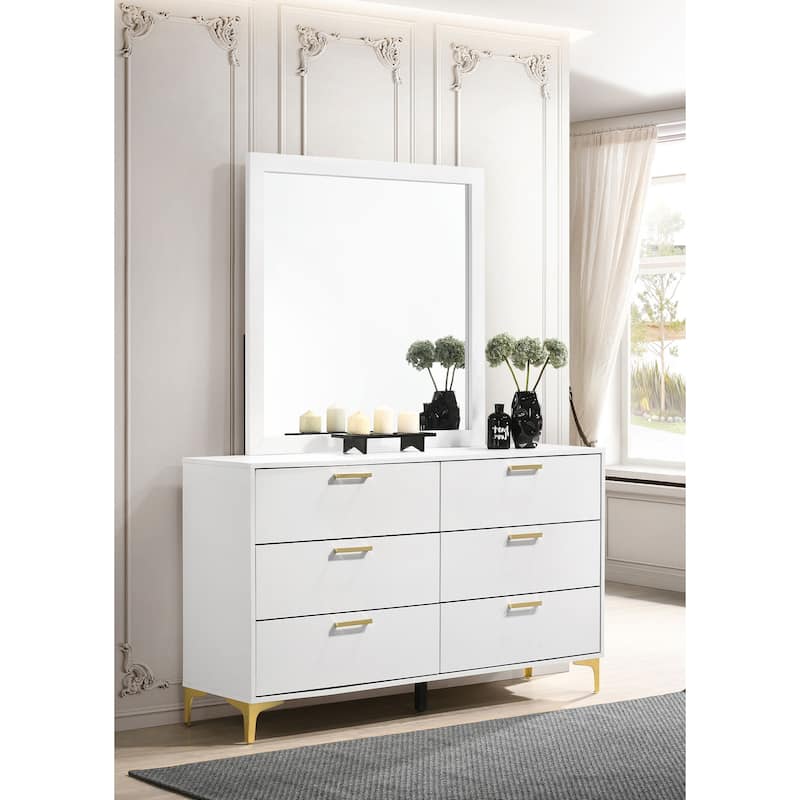 Kendall Modern Classic Wood 6-drawer Dresser
