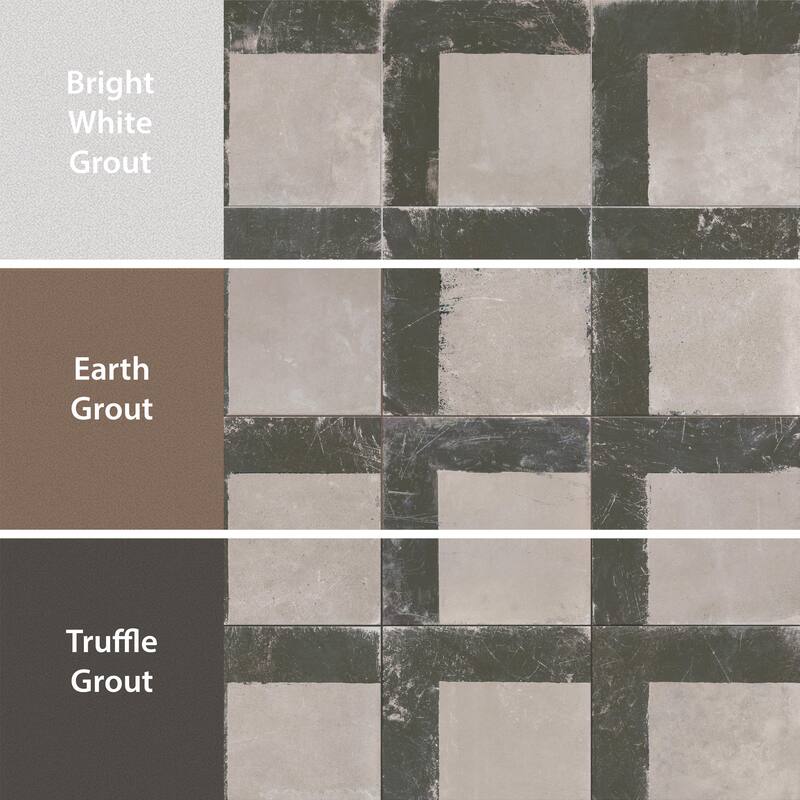 Merola Tile Kings Brush Line 8-3/4" x 8-3/4" Porcelain Floor and Wall Tile
