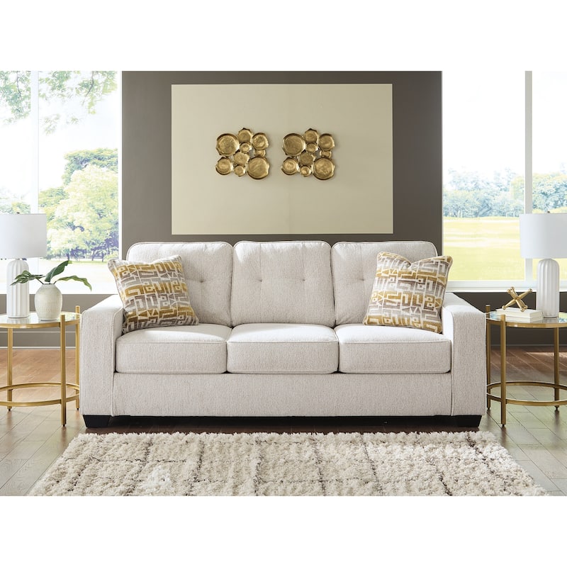 Signature Design by Ashley Fanciful Beige Sofa - 88"W x 40"D x 38"H