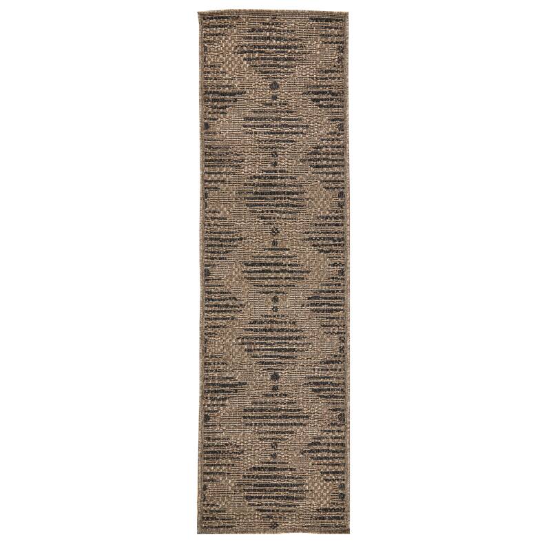 Terra by Obeetee Sol Static Diamond Natural Rug