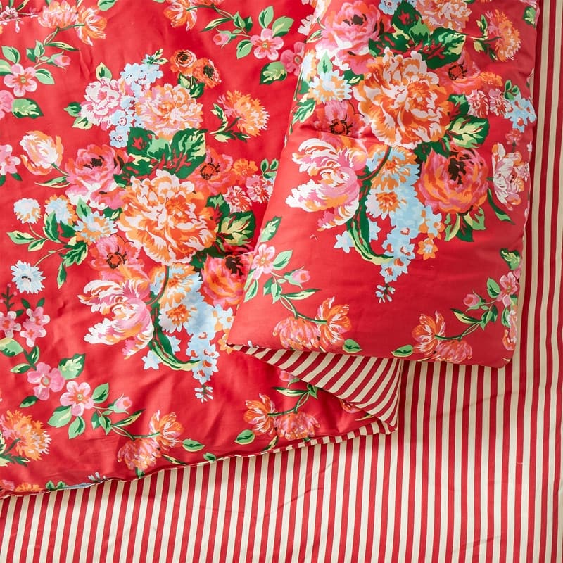 Garden Society Cotton Sateen Reversible Comforter Set by JG Co. by Amie and Jolie Sikes