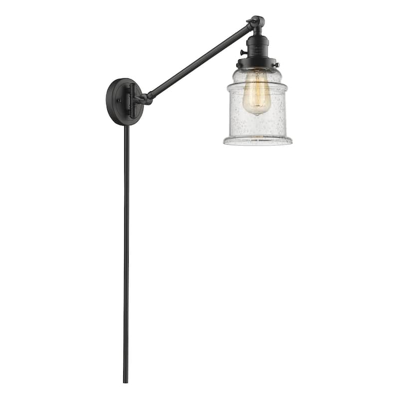 Innovations Lighting Canton Single Light 25" Tall Bathroom Sconce - Oiled Rubbed Bronze / Seedy
