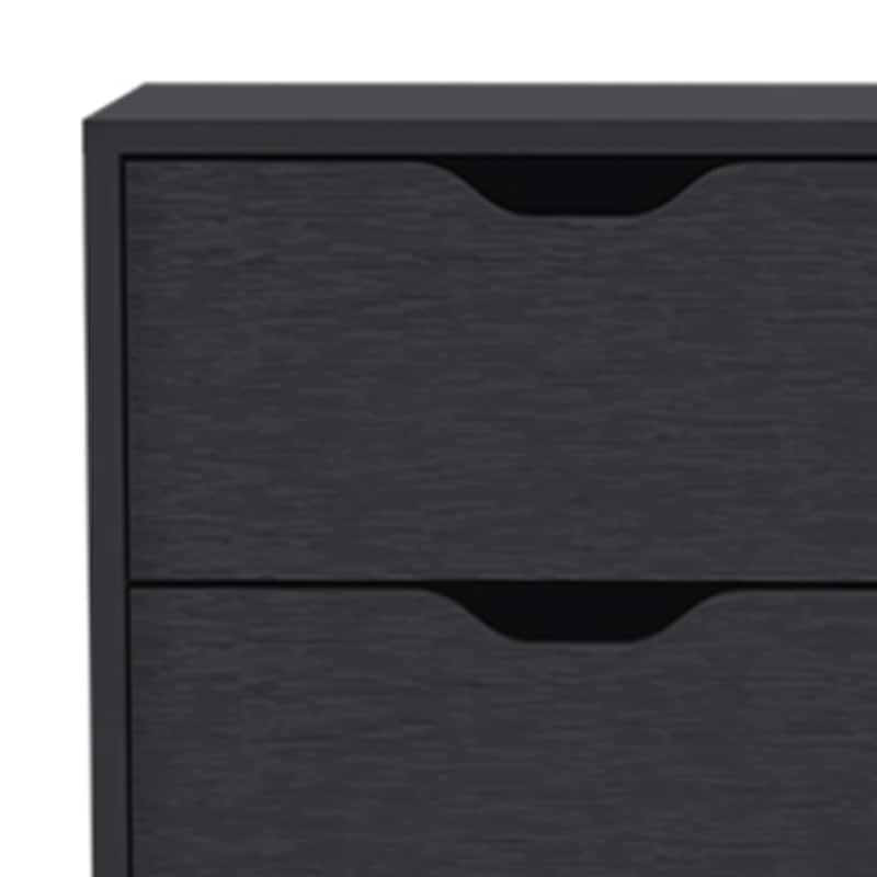 Modern 5 Drawer Chest Vertical Dresser for Bedroom Storage 18 Inch