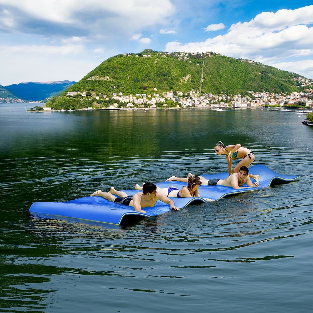 3 Layer Floating Water Pad Foam Mat Water Recreation Relaxing 18' x