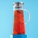 preview thumbnail 3 of 6, JoyJolt Breeze Glass Drink Water Pitcher with Stainless Steel Lid - 50 oz
