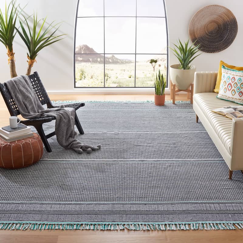 SAFAVIEH, Handmade Flatweave Montauk Susse Casual Cotton Rug